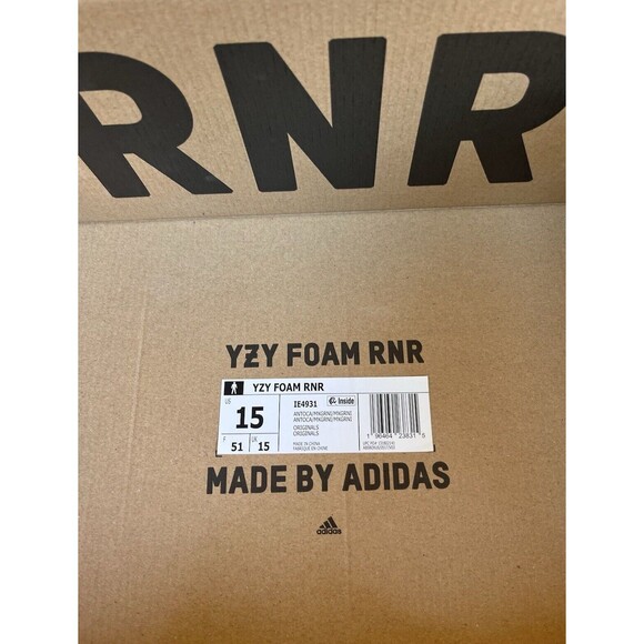 Adidas Yeezy Foam RNR Runner "MX Granite" Men's Size 15 IE4931 - Picture 11 of 12